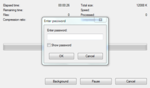 7zip password protect