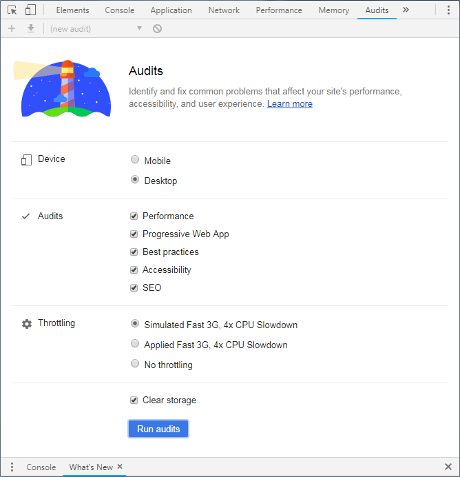 Google Chrome Audit Inspection Tool