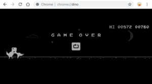 How to play Chrome's Dinosaur Game with the Internet Connected - Digitional