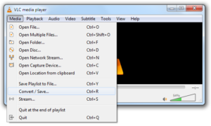 vlc how to extract audio from video