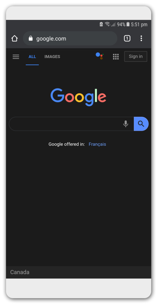 google chrome dark mode for all websites