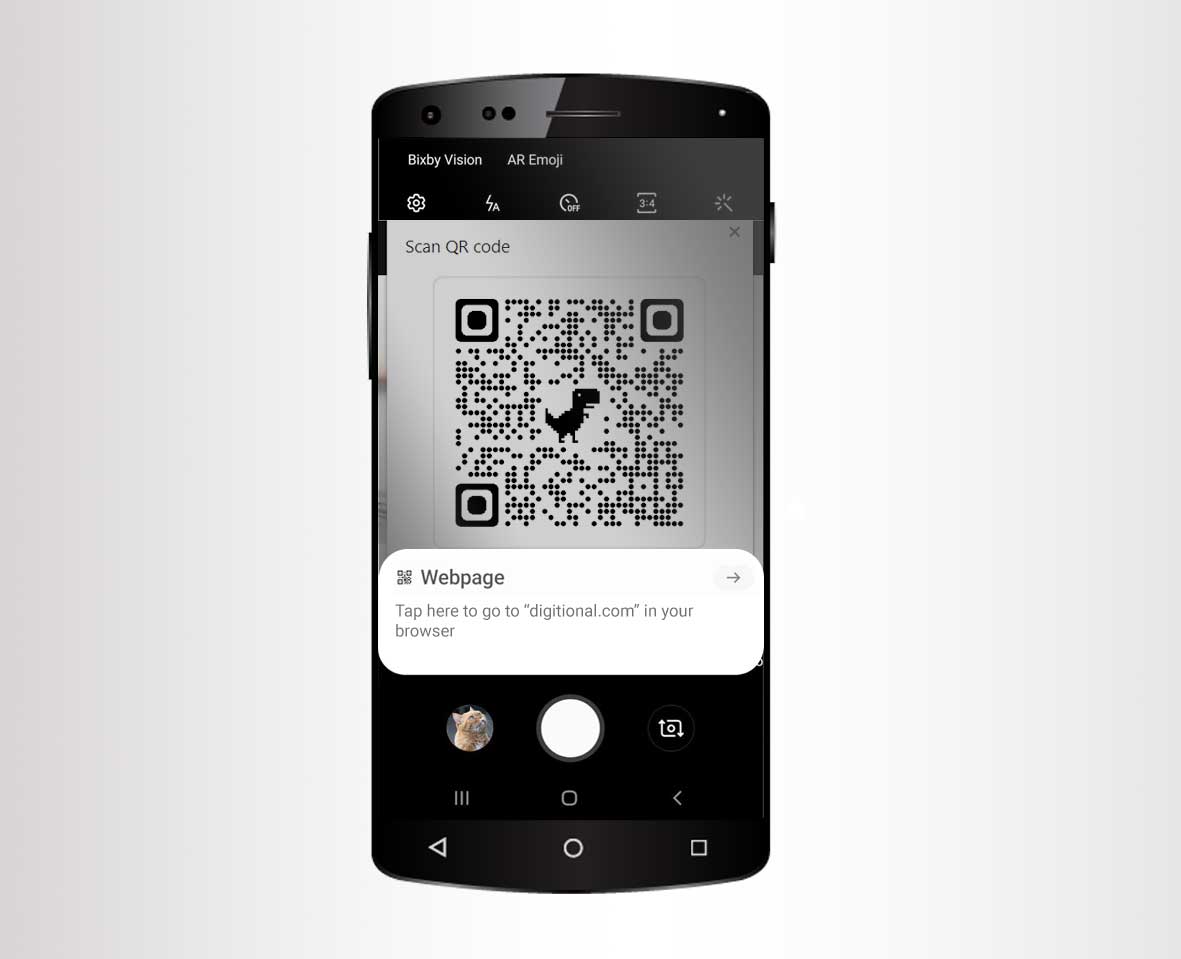 Share links as QR Codes in Google Chrome without extensions - Digitional