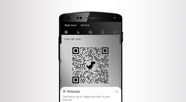 Transfer web URL’s as QR codes from Android Chrome