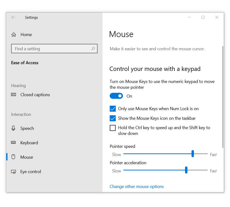 Mouse settings keep resetting windows 10