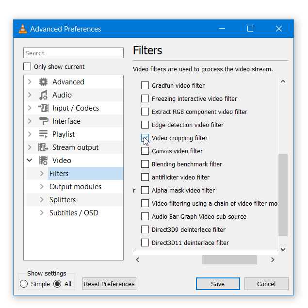 vsdc video editor how to crop video