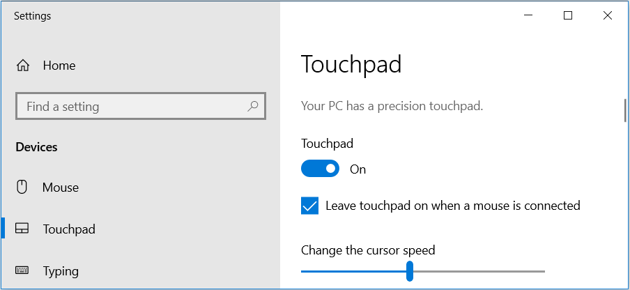 touchpad stuck on click and drag