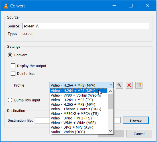 stop vlc from displaying file name