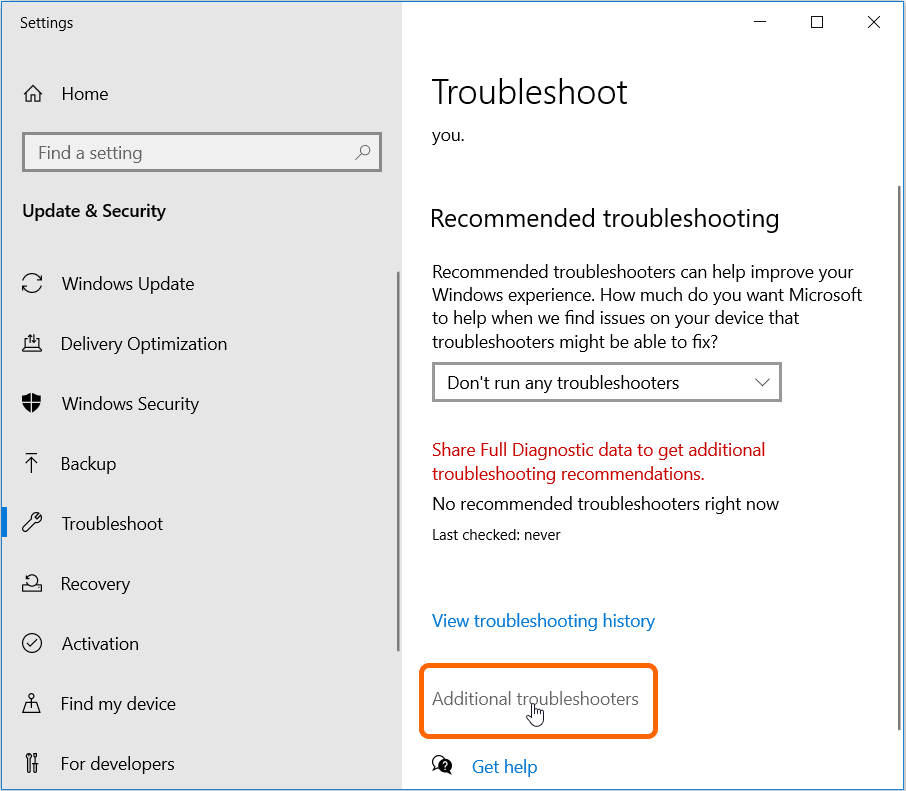 Troubleshoot Store apps in Windows 10