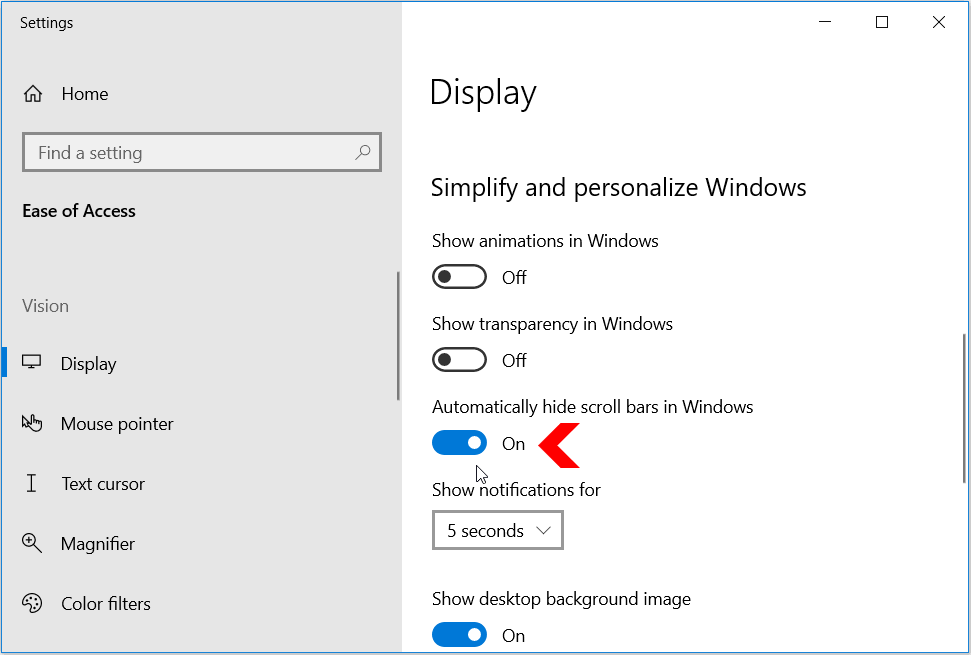 How To Change Scroll Settings In Excel