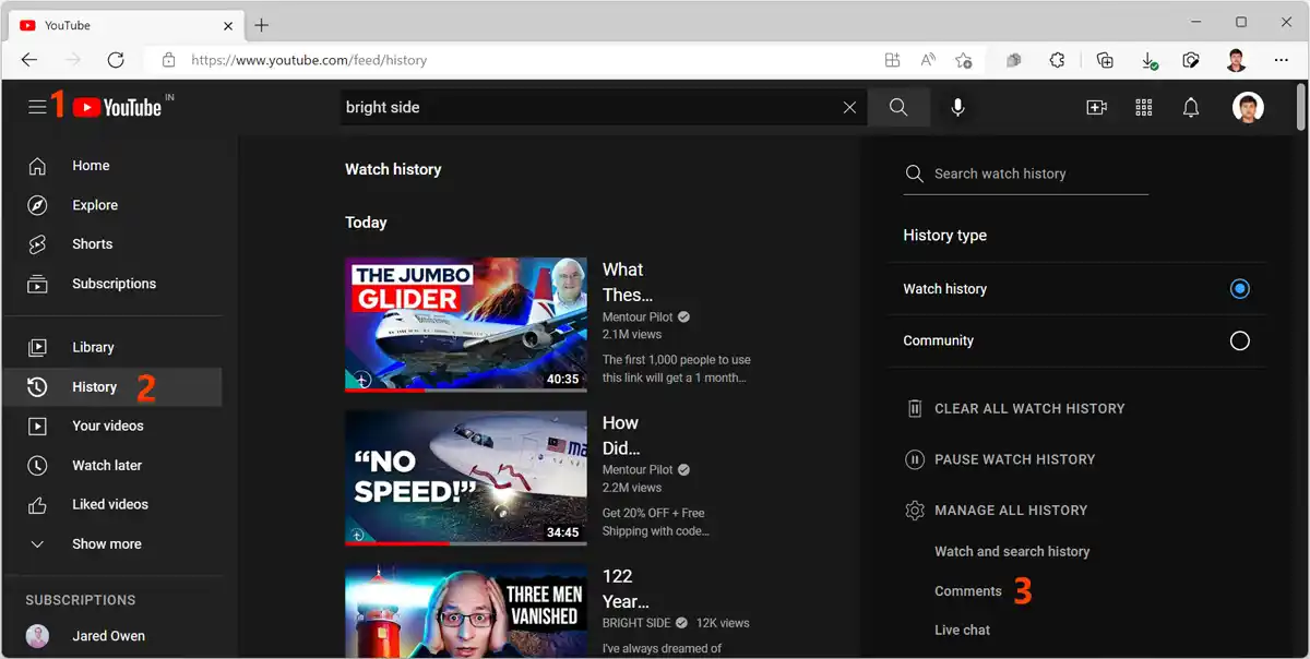 How to View Delete Your YouTube Comments History Digitional